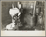 Interior of cream-separating room. Rustan Brothers' farm near Dickens, Iowa