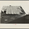 Roof of corn crib on J.E. Herbrandson's farm near Estherville, Iowa