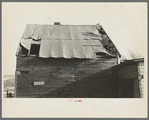 Roof of corn crib on J.E. Herbrandson's farm near Estherville, Iowa