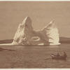 Iceberg, showing the action of the water, washing and wearing it into its present shape