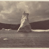 An iceberg about one hundred feet high