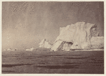 The middle pack of Melville Bay, with a group of stranded bergs