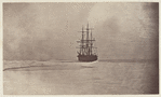 The "Panther" moored to the Hummock Ice
