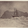 The steamer under Wilcox Mountain, in the ice pack and hummocks