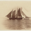 Sealing vessel passing an iceberg off the coast of Labrador