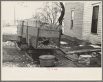 Wagonsled loaded with corncobs on Roy Merriot farm near Estherville, Iowa