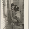 Hired hand on Lyle Askeland's farm near Armstrong, Iowa