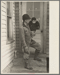 Hired hand on Lyle Askeland's farm near Armstrong, Iowa