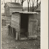 Toilet on the William McDermott farm near Anthon, Iowa