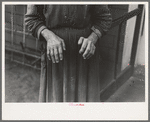 The hands of Mrs. Andrew Ostermeyer, wife of a homesteader, Woodbury County, Iowa