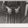 The hands of Mrs. Andrew Ostermeyer, wife of a homesteader, Woodbury County, Iowa