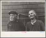 Closeup of Mr. and Mrs. Andrew Ostermeyer, homesteaders, Miller Township, Woodbury County, Iowa. They have lost their farm to a loan company