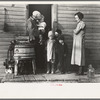 Family of Glen Cook, who rents his farm from a loan company. Cook's livestock has been cut down considerably due to lack of feed. Little Sioux township, Woodbury County, Iowa