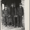 Alfred Atkinson and two of the eldest sons, near Shannon City, Ringgold County, Iowa