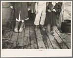 Children's shoes and clothes, Alfred Atkinson family near Shannon City, Ringgold County, Iowa