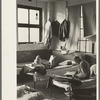 Corner of dormitory, homeless men's bureau, Sioux City, Iowa