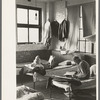 Corner of dormitory, homeless men's bureau, Sioux City, Iowa