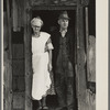 Mr. and Mrs. John Landers, tenant farmers, at the backdoor of their farmhouse, near Marseilles, Illinois