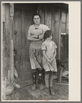 Two children of John Scott, a hired man living near Ringgold, Iowa