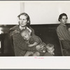 Mother and child, flood refugees in a schoolhouse at Sikeston, Missouri