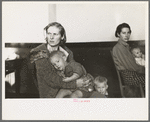 Mother and child, flood refugees in a schoolhouse at Sikeston, Missouri