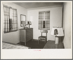 Bedroom in the model house at Greendale, Wisconsin