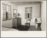 Bedroom in the model house at Greendale, Wisconsin