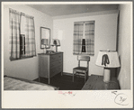 Bedroom in the model house at Greendale, Wisconsin