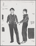Costume sketches by Florence Klotz for the original Broadway production of Grind