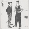 Costume sketches by Florence Klotz for the original Broadway production of Grind