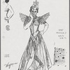 Costume sketches by Florence Klotz for the original Broadway production of Grind