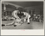 Wrestling match sponsored by American Legion, Sikeston, Missouri