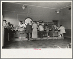 Interior of rest stop for buses, New Madrid, Missouri
