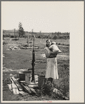 Daughters of Daisy Heath, near Black River Falls, Wisconsin. Mrs. Heath lives alone on two acres of land