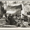 Indian family eating near Little Fork [i.e. Littlefork], Minnesota