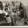 Indian children in camp near Little Fork [i.e. Littlefork], Minnesota