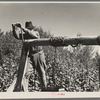 William Besson, mining prospector, near Winton, Minnesota. The windlass is homemade