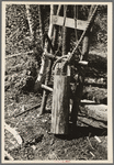 Hammer used for driving casing, near Winton, Minnesota