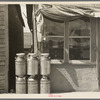 Milk cans and store, Cook, Minnesota