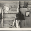 Part of room in cut-over farmhouse, near Northome, Minnesota