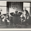 Lumberjacks in hotel lobby at Durman Hotel, Little Fork [i.e. Littlefork], Minnesota. Many of the men that rise early spend a few hours here reading and talking before going to work