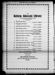 The Reform advocate