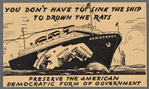 You don't have to sink the ship to drown the rats