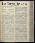 The Reform advocate