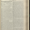 The Reform advocate