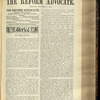 The Reform advocate