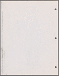 Costume bible for the original Broadway production of A Doll's Life