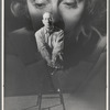 Superimposed publicity photograph of Jose Ferrer and Judith Evelyn in the stage production The Shrike