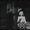 Jack Gilford and Jill Haworth in the stage production Cabaret