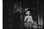 Jack Gilford and Jill Haworth in the stage production Cabaret